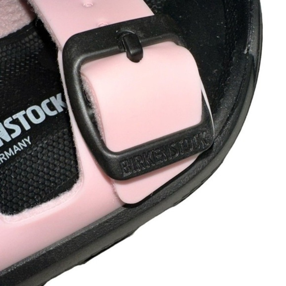 Birkenstock Rose White Mogami Pink Black Sandals Toddler Girls Size 30 / 12-12.5